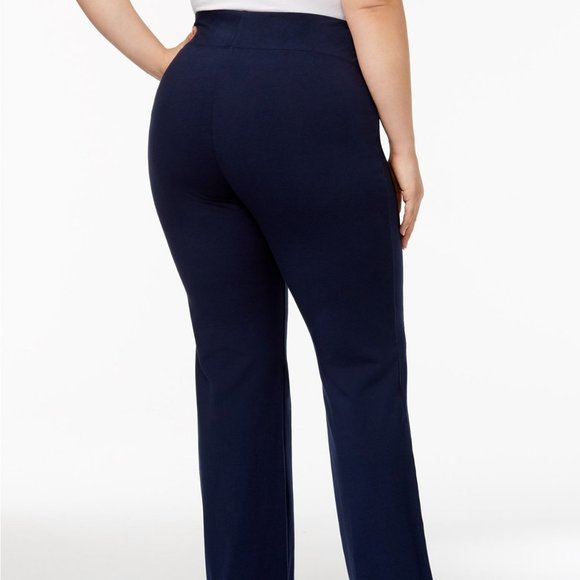 Style & Co Plus Size Tummy Control Bootcut Pants - Picture 2 of 4